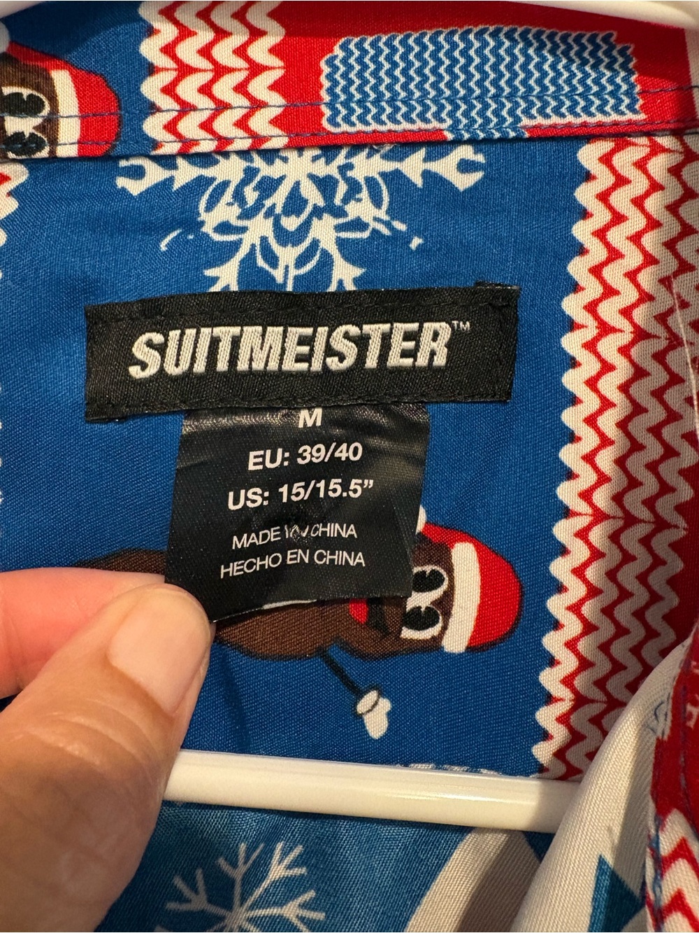 Suitmeister Crappy Christmas South Park Button Up Shirt. Size M - Picture 4 of 6